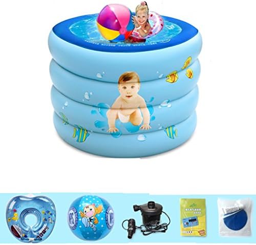 Inflatable bathtub, Child Collapsible Swimming pool Thickening Household Baby Tub ( Color : #2 )