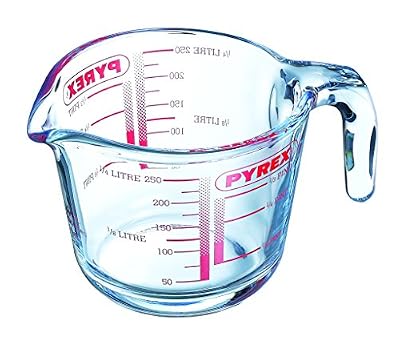 Pyrex 8018266 CLASSIC PYREX BROC MESURE CLASSIC EN VERRE CAPACITE 0,25L-8018266 Verre TRANSPARENT 13 x 9 x 8 cm