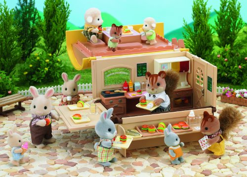 Imagen principal de Sylvanian Families 2786 - Puesto de hamburguesas y papá perrito [Importado de Alemania]