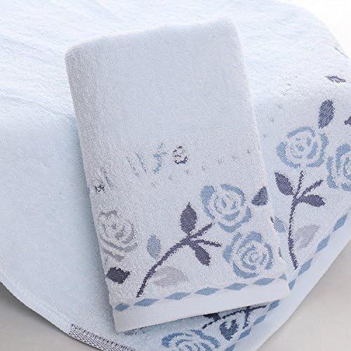 Smx 100% Egyptian Cotton/Super Soft and Highly Absorbent/Machine Washable/Absorbent and Quick Dry Face Cloth/Microfiber ExtraPure cotton towel-yan a 34x75cm, blue