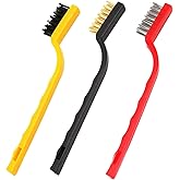 Kyrotech 3'l&uuml; Mini Tel Fır&ccedil;a Seti, Paslanmaz &Ccedil;elik, Bakır ve Naylon Kıllı Temizleme Fır&ccedil;aları, Gaz Ocağı, Musluk, Mutfak K&ouml;şe