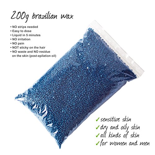 ♥ MEALISS 120 ♥ 4 in 1 Komplett Waxing-Set – Brazilian Waxing – Elektrischer Wachswärmer – Heisswachs-Epilation ♥ Luxus-Haarentfernung für zuhause ♥ - 5