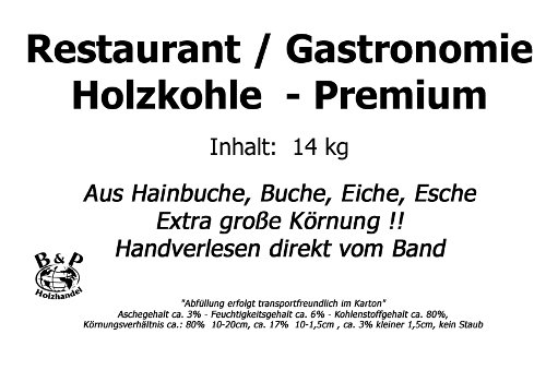 Restaurant-Holzkohle, Gastroqualität 2 x 14kg-Karton - 2