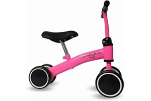 CHLOENCE - Bicicletta Bambini 12-24 Mesi, Bici Senza Pedali, Giochi Bambino 1 Anno, Balance Bike, Regalo Bambini 2 Anni, Bicicletta Bambina, Giochi Bambino 2 Anni