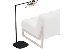 Elitehood Stojak na tablet, obracany o 360°, regulowany uchwyt na iPada, regulacja wysokości do łóżka, 4,7''-13", kompatybilny z iPad Mini Air Pro, Galaxy Tab, Kindle, iPhone