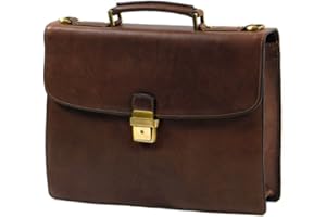 Cartable Arizona Gérard Henon Cuir De Vachette Gras Pleine Fleur 1 Soufflet GH 5225