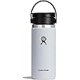 Hydro Flask 16 oz Wide Mouth Bottle with Flex Sip Lid White