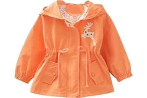 Amur Leopard Kinder Mädchen Übergangsjacke Winddichte Mantel Outdoor Windjacke mit Kapuze für Frühling und Herbst