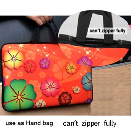 Totoro Laptop-Tasche / Sleeve / Tragetasche mit verstecktem Griff für 38,1 / 39,1 / 39,6 cm (15 / 15,4 / 15,6 Zoll) Notebooks wie Apple MacBook Pro 15 15.4 / Dell Inspiron 15R Vostro XPS Alienware M15X / Asus A55 K55 N56 X54 / Sony E15 S15 EL2 / Lenovo ThinkPad E530 / HP Acer - 2