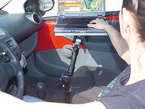 Auto Kfz Mobile Laptop Notebook Halter Halterung für ASUS MSI Sony Vaio Apple Toshiba Acer Samsung usw. ++ NEUHEIT ++ - 4