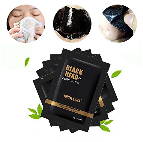 Mitesser Maske, Peel off Maske, Black Head Maske, Blackhead Remover, Blackhead Maske Peel Off, Gesichtsmaske Schwarz Mitesser, Maske Gesicht, Schwarz Purifying Peel-off-Maske, ToullGo® 12 Stück Maske Schwarze Nase Maske Schlamm Gesichtsmaske, Deep Cleansing Akne Peel Off Maske, Beauty Skin Care Mitesserentferner Mask, Schönheitsmaske für die Gesichtspflege (12PC) - 5