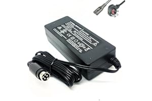 CABLERITE 12v 60w 4 pin power supply adapter + mains cable for Bush polaroid P19LEDDVD12 mains PSU