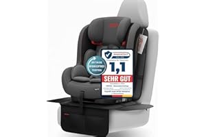 ‎PROTEX PROTEX Kindersitzunterlage [Testsieger 2025] ISOFIX-geeignet | Wasserabweisender Polyester Stoff mit gepolsteter Sitzfläche | L