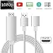 Produktbild Lightning auf HDMI Adapter Kabel bacaksy Lightning Digital AV Adapter für iPhone Samsung iPad zu Spiegel auf HDTV Projektor Plug und Play Lightning Adapter