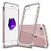 Produktbild iPhone 7 Hülle (4,7 Zoll), ESR® ESR® Hybrid Schutzhülle, Metallrahmen + Weiche Silikon Bumper Case Hülle für iPhone 7 (Roségold)