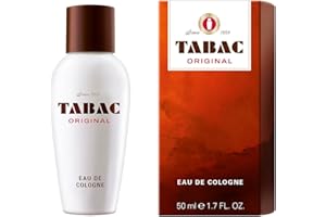 TABAC ORIGINAL Tabac® Original I Eau de Cologne – Originale dal 1959 – Fresco speziato – Cura maschile discreta – Profumo da uomo senza tempo I 50 ml Splash