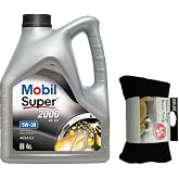 Mobil Super 2000 XE C2 5W30 Motor Yağı 4 L + 00216 Gojo Silikon Boyun Yastığı