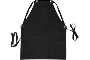 Raguso Tabliers de Jardinage, Tablier d'atelier S à XXL Tablier de Travail Robuste avec Poches pour Cuisine, Jardin, Poterie