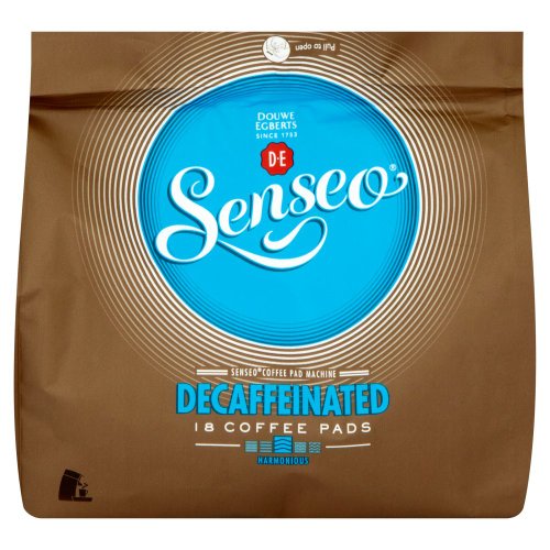 Douwe Egberts Senseo Decaffeinated Coffee 18 Pads (Pack of 5, Total 90