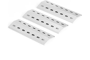 FIRXZYMZ 33,5 x 12 cm Edelstahl Grill Brennerabdeckung Heizplatte Ersatzteile für Enders San Diego,Flammbleche Hitzeschild Zubehör