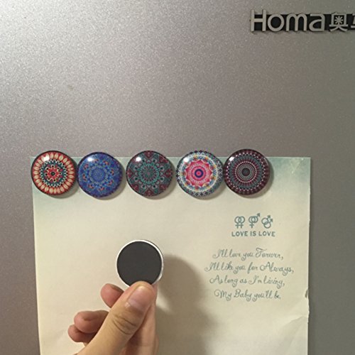 6 Pack Mandala Kühlschrank Magnet Whiteboard Magnete Büromagnete - 3