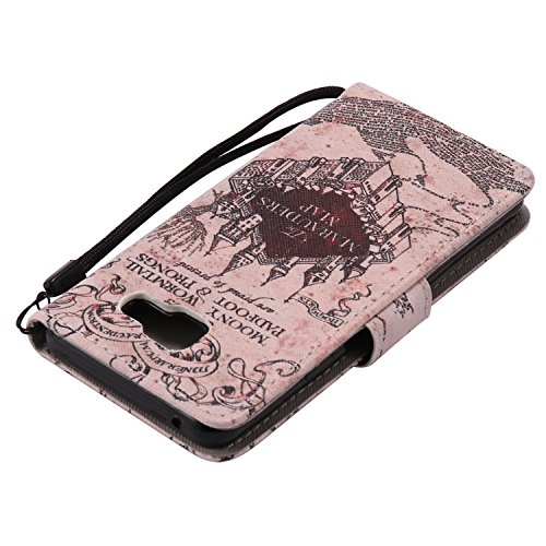 Feeltech Samsung Galaxy A310/A3 2016 Hülle PU-Leder und Brieftasche Bunte Muster Fall mit Magnetverschluss, Hybrid-Kickstand mit Stand-Funktion, schlagen Sie schützende weiche TPU Stoßstangenabdeckung und Kreditkartenhalter für Samsung Galaxy A310/A3 2016 Handgelenk Bügel-Buch-Art-Geldbeutel-Tasche mit 2 In 1 Berühren Sie Stift – Schloss - 7