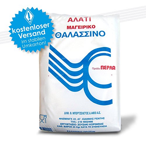 Poolsalz naturreines Meersalz aus dem ionischen Meer fein im 25kg Sack - 2
