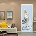 Produktbild Cartoon Tiere Tür Aufkleber 3D Für Baby Schlafzimmer Kindergarten Wohnzimmer Pvc Kleber Tapete Wasserdichte Wandtattoo 77 * 200cm
