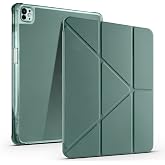 Coverzone Huawei Matepad Se ile uyumlu Kılıfı Kalem Koyma B&ouml;lmeli, Standlı, Uyku Modlu, Şeffaf Arka Y&uuml;zeyli, Silikon ve Suni 