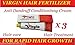 VIRGIN HAIR FERTILIZER FAST HAIR GROWTH TREATMENT **PACK OF 3**