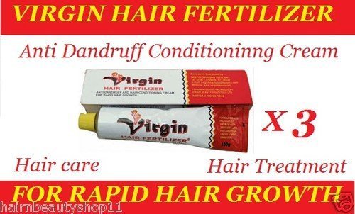VIRGIN HAIR FERTILIZER FAST HAIR GROWTH TREATMENT **PACK OF 3**