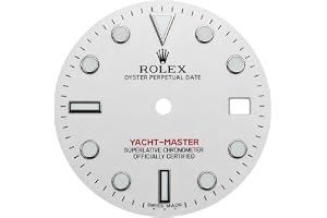 ROUHO Rostfritt Stål Urtavla Metallklockansikte 8215 2824 Urverk 29mm Lysande Datumfönster Ersättning Komponent Reserv för Rolex Yacht-Master