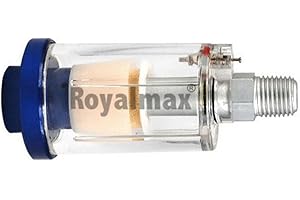 Royalmax® Mini Luftfilter 1/4 Zoll – Druckluft Wasserabscheider für Kompressor & Airbrush Systeme