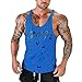 Produktbild Moserian Herren Fitness Muscle Print Ärmelloses Bodybuilding Enge trocknende Weste übersteigt Blusen