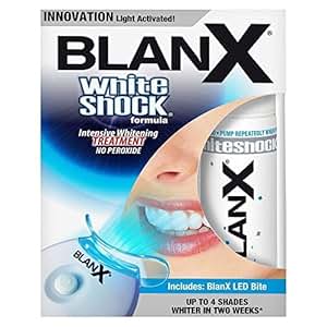 BlanX White Shock Whitening Intensiv-Kur + LED Lichtschiene für weißere