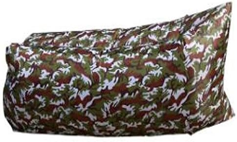 LQQAZY Outdoor Inflatable Lounger Sofa Portable Lunch Break Inflatable Mat Pocket Air Bed Camping Beach Blowing Sleeping Bag,B