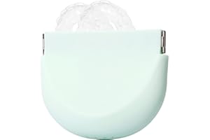 Zasjon Porta Apparecchio Denti in Silicone, Scatolina per Dentiera con Fori di Sfiato, Scatola per Protesi Dentale, Contenitore di Stoccaggio per Dentiera Custodia per protezione