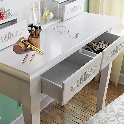 CINEEN Make up Pinselset 12 Stück Schmink Pinsel Kosmetikpinsel einschließlich Foundation Lidschatten Augenbrauen Concealer Gesichtspinsel mit PU Pinselhalter - 7