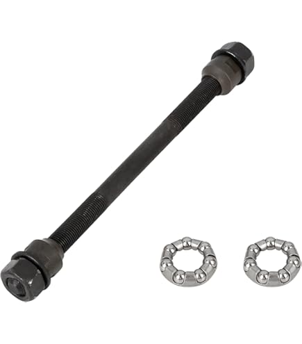 Import HR-Achse 165mm Für Fahrrad - Doppelt Gekontert FG 9,5mm