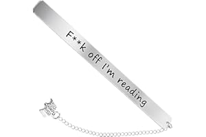 Bewudy Metalowa Zakładka dla Kobiet - Spersonalizowany Prezent dla Miłośników Książek, Młodzieży i Pisarzy - Akcesoria do Czytania