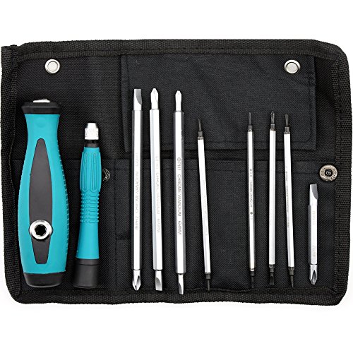 e-durable Magnetischer Schlitz & Phillips & Pentalobe-Schraubendreher Kit Multifunktions-Elektronik Schraube Treiber Repair Tools Set für Handy, Tablet, PC, MacBook und andere Haushaltsgeräte - 2