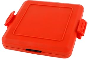 GUNIATA Microwave Toastie Sandwich Maker,Breakfast Sandwich Maker,Silicone Microwaveable Cookware,Rapid Heating,Non-Stick Plates,No Electricity, Wireless,for Cooking Delicious Crispy Sandwiches (Red)