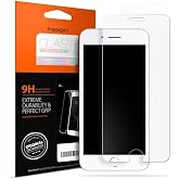 Spigen iPhone SE (2022 / 2020) / 8 / 7 ile Uyumlu Cam Ekran Koruyucu GLAS.tR Slim HD Şeffaf - AGL01374 (Spigen TR Garantili)