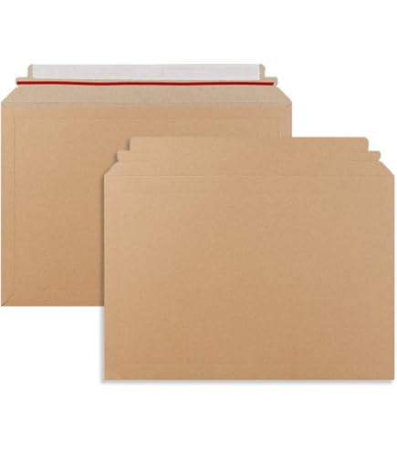 A3 Enveloppen Stevig Geschikt Voor Documenten En Foto's Triplast 50 X A3 C3 Manilla Hard Board Back Enveloppen (457 X 324mm) - Kartonnen Achterkant, Gelieve Niet Te Buigen Envelop Met Peel