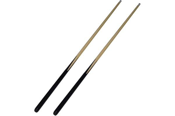 IGUATU 2 x poolköer i trä biljard pool köer pinnar underhållning snooker tillbehör biljardverktyg 145 cm