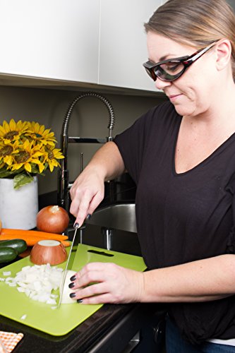 RSVP Onion Goggles w/ Case Tear Free Anti Fog Chopping Grilling TORTOISE SHELL - 3