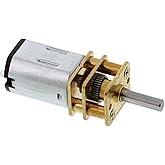 Mini Gear Motor N20 RC 3D Print 3-12V, 15-1000 RPM (6V 50RPM)