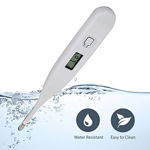 LCD-Digital-Thermometer-Rapid-Read-With-Flexible-Tip-Free-Hygienic-Case-Ideal-for-Pets-and-Humans