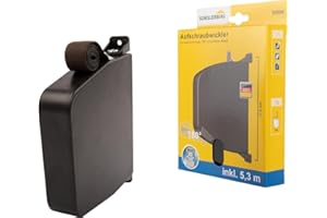 Schellenberg 50804 Roller Shutter Winder Box Maxi, Rotatable, Brown