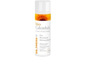NATURWAREN ITALIA Dr Theiss - Bio Calendula, Eau Micellaire Démaquillante - Apaise et Nettoie en Douceur, sans Rinçage - 99% d'Origine Naturelle - Tous Types de Peaux, même Sèches et Sensibles - 200ml